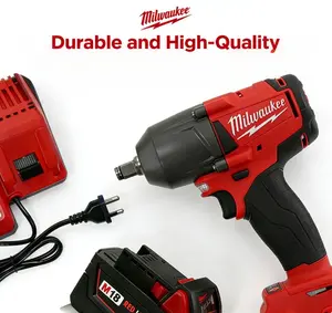 Milwaukee Square Drive 900Nm High Torque Impact Wrench For Automotive Repair And Construction Maintenance Cordless Power Tool