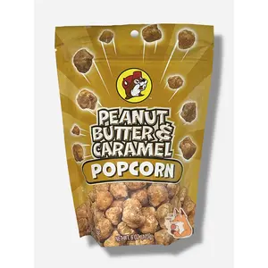 Buc-ee's Peanut Butter & Caramel Popcorn Snack Crunchy 6 oz Made in the USA Sweet and Salty Combo Perfect for Sharing