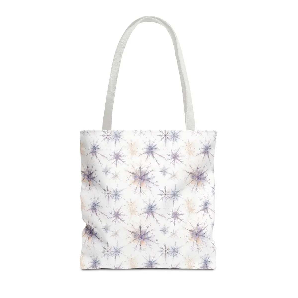 Watercolor Snowflakes Tote Bag