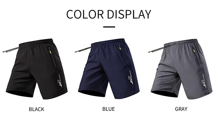 3-pack men’s athletic shorts, summer loose casual knee-length shorts, lightweight and breathable, ice silk quick-dry fabric, with zippered pockets, perfect for everyday workouts, the beach, and outdoor activities Stretch Knit Capri Pants men's