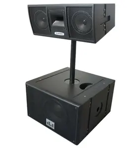 Professional Line Array Active 4000W 15" Base with 2x8" Speaker System MU-P158LA
