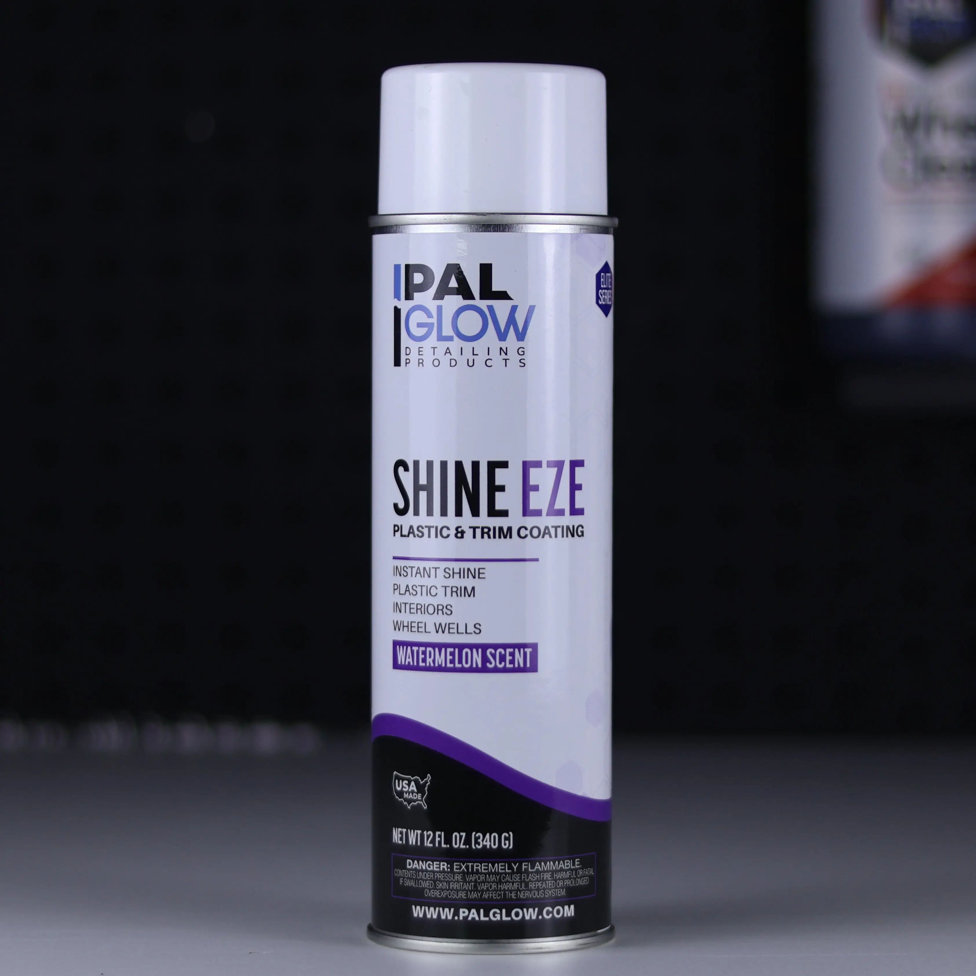 Pal Glow SHINE-EZE Premium Spray Dressing for Automotive Consoles, Dashboards, Plastic Interior Parts, Vinyl Surfaces - Watermelon Scent