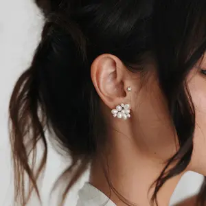 Sublime Pearl Cluster Earring