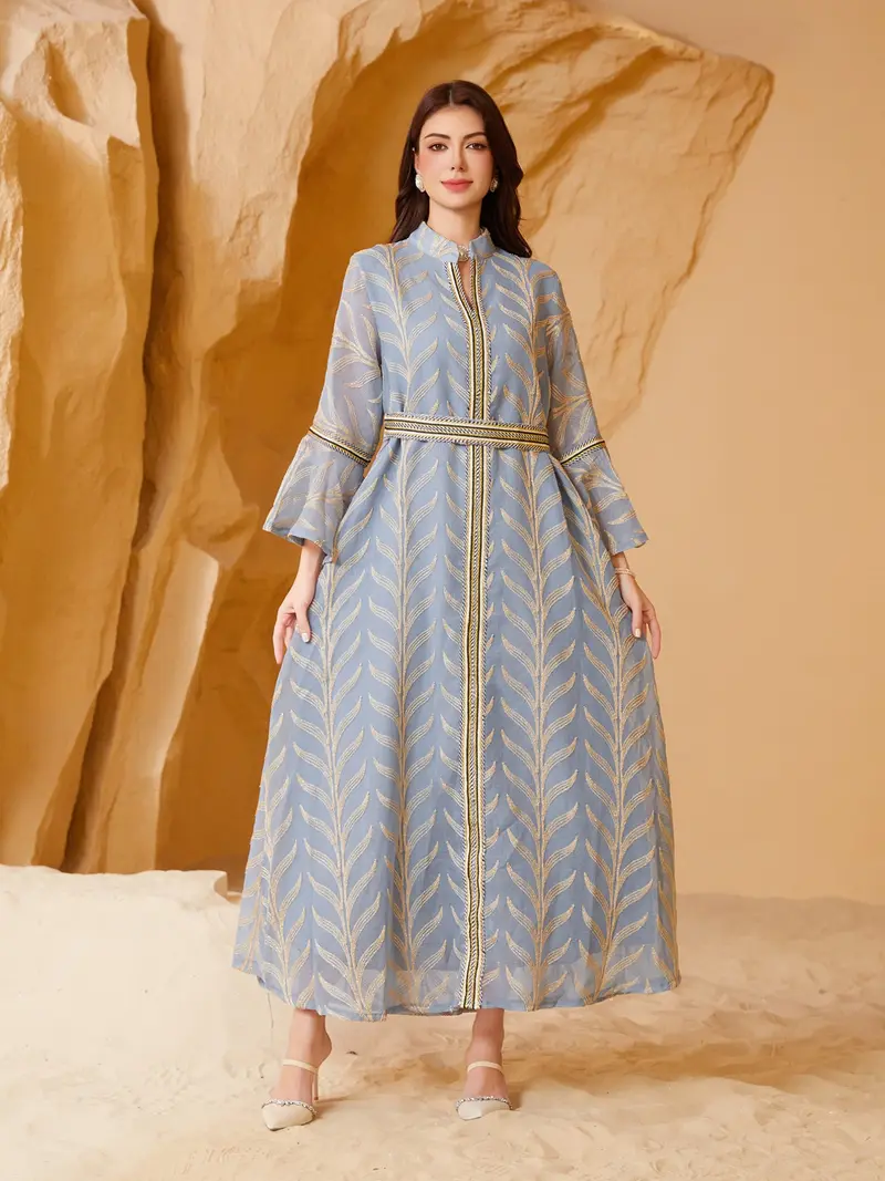 sachin and babi light blue dress MIA Black High-Waisted Flared Trousers – UPTOANI main image 0