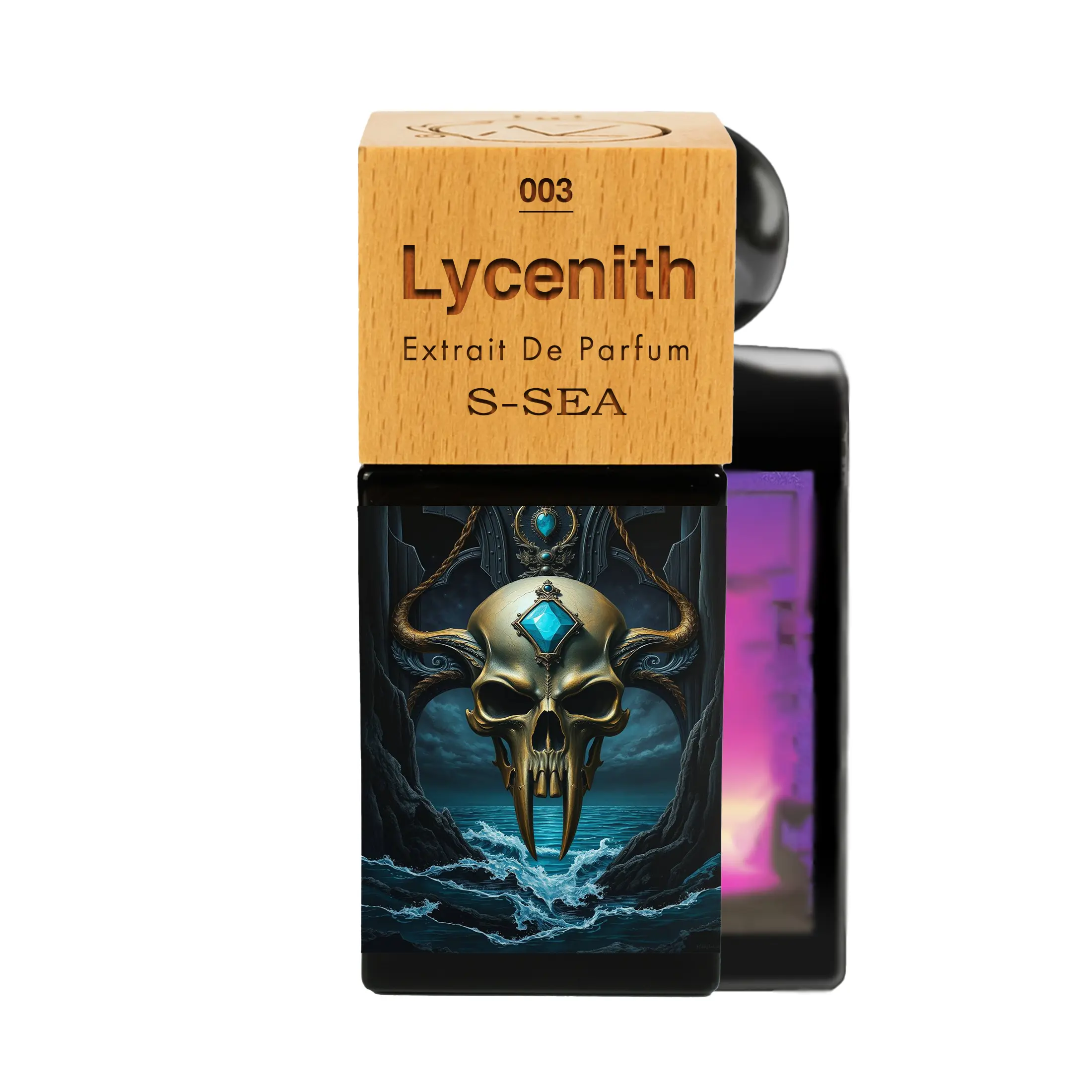 Lycenith N°03 | Citruses, Mint, Yuzu, Bergamot, Pink Grapefruit, Orange, Mandarin Orange, Citron, Wormwood and Pink Pepper; Sea Notes, Fig, Myrtle, Ozonic notes, White Flowers, Oakmoss and Cedar; Salt, Ambergris, Algae and Patchouli. Home fragrance