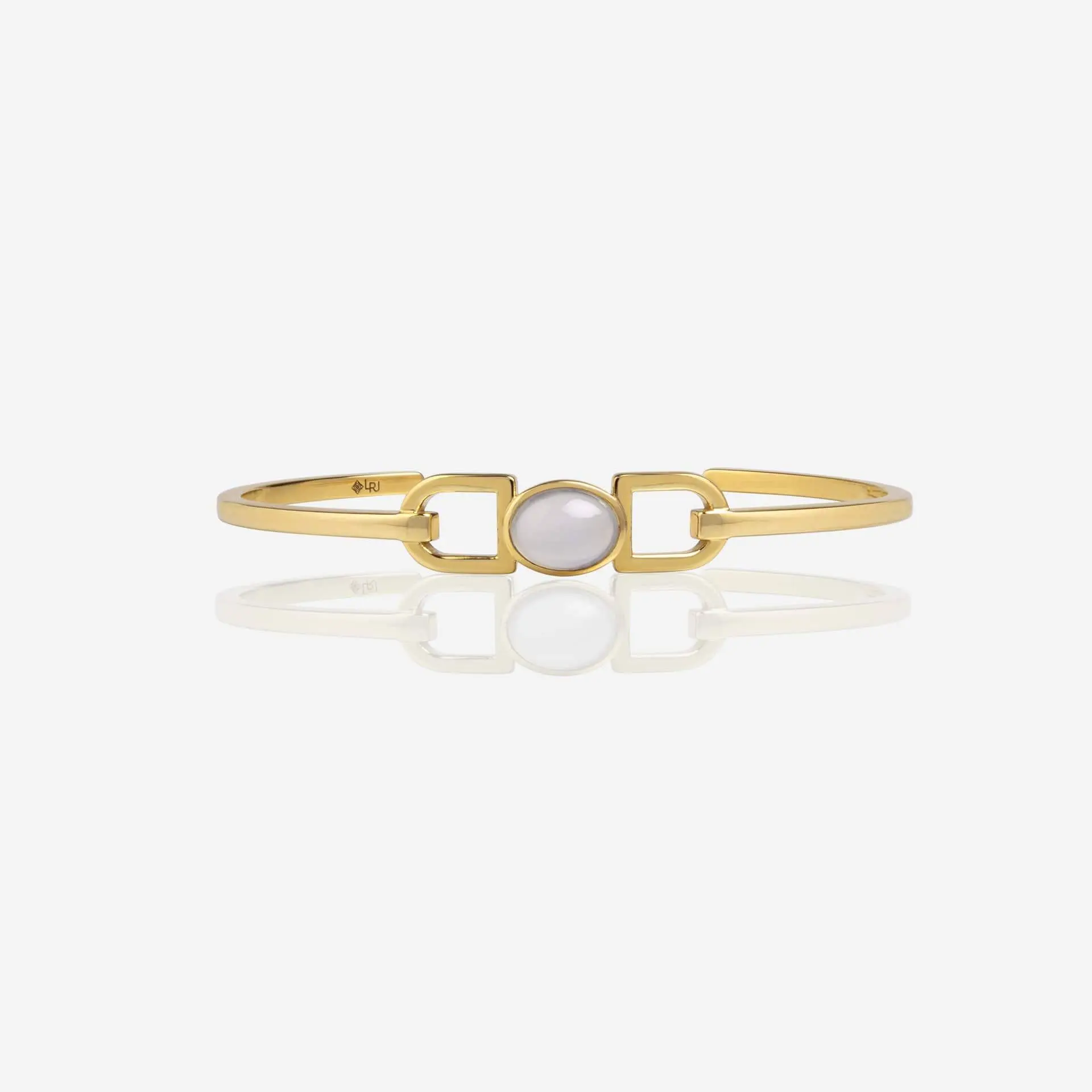 Moonstone Tide Bangle Bracelet