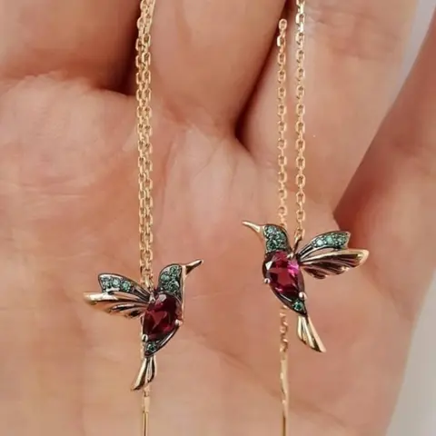 Creative Bird Design Earrings, Fashion Jewelry for Party, Daily Clothing Decor, Trendy All-match & Exquisite Jewelry for Birthday Gift, Statement Earrings, Trendy Fashionable Accessories