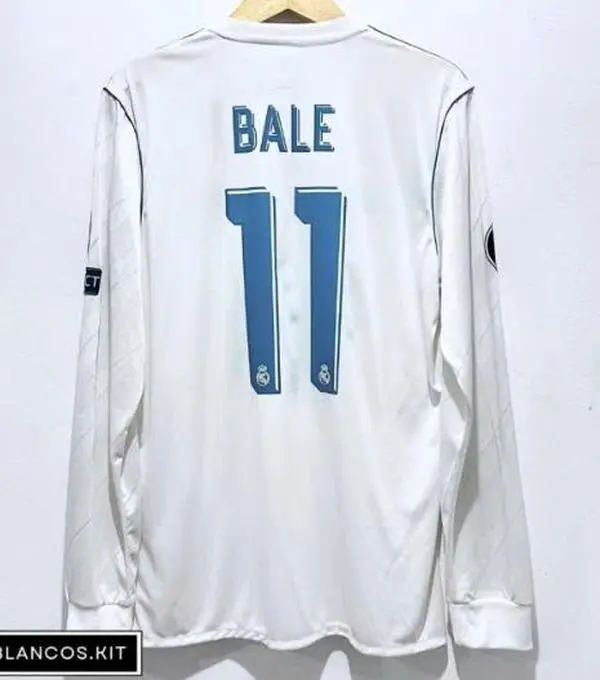Men’s White Long Sleeve Soccer Jersey, Retro Football Shirt, Number 11 Athletic Sportswear Top