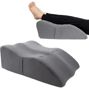 Leg Elevation Pillow with Soft Memory Foam, Wedge Pillow for Reading, Rest, Surgery, Relieves Back, Swelling, Hip, Knee Pain and Improves Blood Circulation