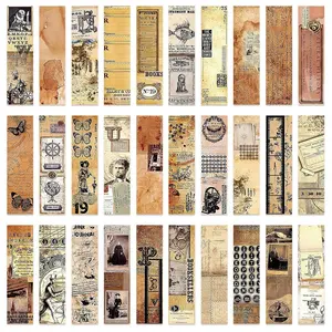 Vintage Butterfly Pattern Bookmark, 30pcs/set Creative Paper Bookmark, Reading Bookmark for Home School Office Dormitory Book Lovers