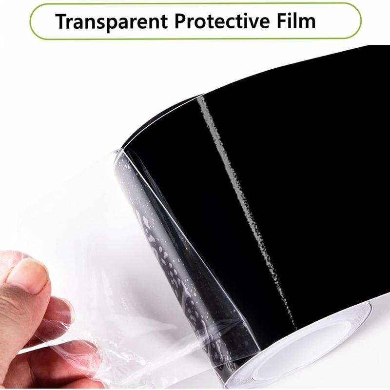 Spurtar Gloss Black Vinyl Wrap 4 Inch x 20ft Air-Release Adhesive Car Vinyl Tape Chrome Delete Wrap Roll DIY Car Exterior Decoration Door Edge Guard Vehicle Detailing Paper 10CM x 6M Spurtar Gloss Black Vinyl Wrap 4 Inch x 20ft Air-Release Adhesive Car Vinyl Tape Chrome Delete Wrap Roll DIY Car Exterior Decoration Door Edge Guard Vehicle Detailing Paper 10CM x 6M