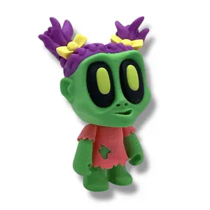 Halloween Blob Zombie Figurines – 3d Printed Creepy Cute Miniature Collectibles