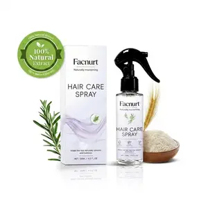 Facnurt Nature x Science Rosemary Water with Rice Water |100% Natural Extract | Soft & Smooth Hair Non-Greasy & Fast Absorbing | 120 ML