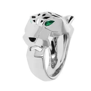 Pre-owned Cartier Panthere De Ring Size 54