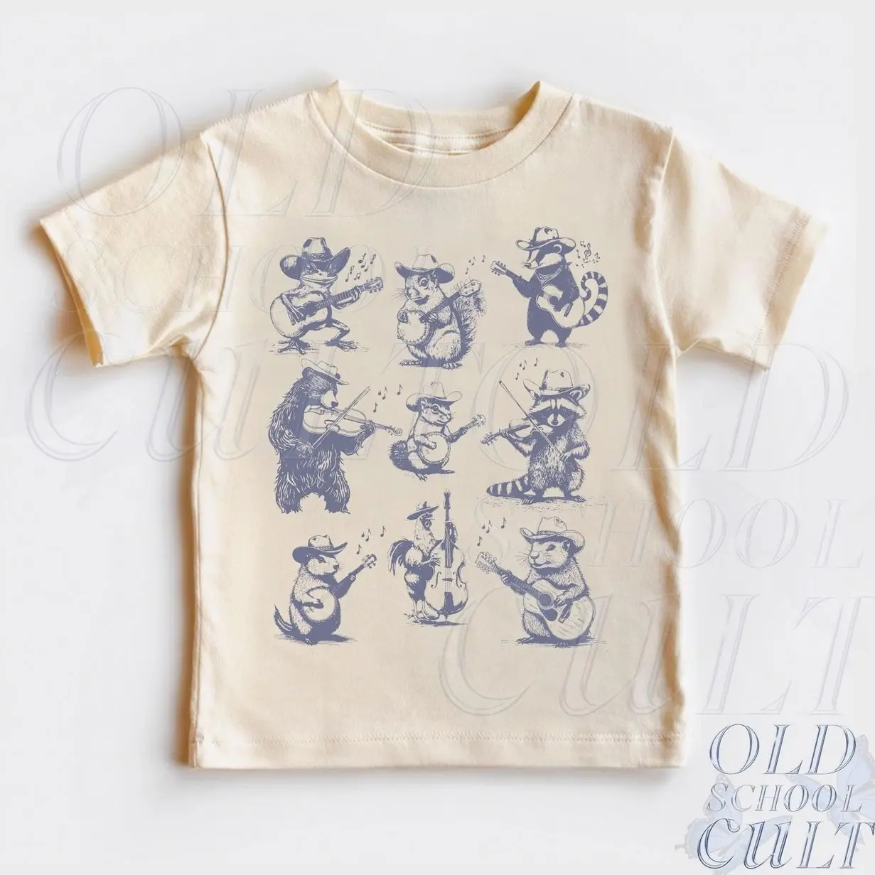 Animal Musicians Shirt, Cute Music Children's Clothing, Boho Adult, Family Shirst, Comfort Colors® IKS