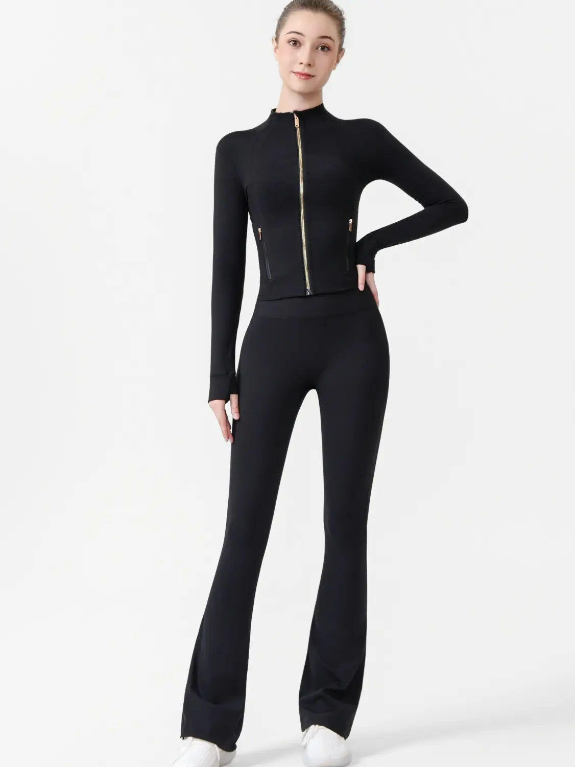 2026 Athleisure Essential | Women's 2-Piece Yoga Set | Cropped