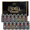 Hotel / Bakery/ Floral / Woody / Fruit/ Clean Essential Oils Set (14×5ml) – Natural Fragrance Oils for Aromatherapy Diffusers & Candle Making Aromatic Scent Cookie Perfume Chocolate Cherry Coconut Cream Scented