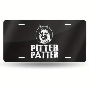 License Plate Frame Pitter Patter Letterkenny License Plate Tag License Plate Automatic Truck Front Sign Metal License Plate Cover Frame
