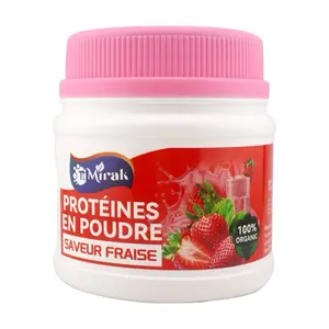Mirak Ti Mirak Protein Powder 100% Organic Strawberry Flavor for Health and Wellness - Healthcare Supplement