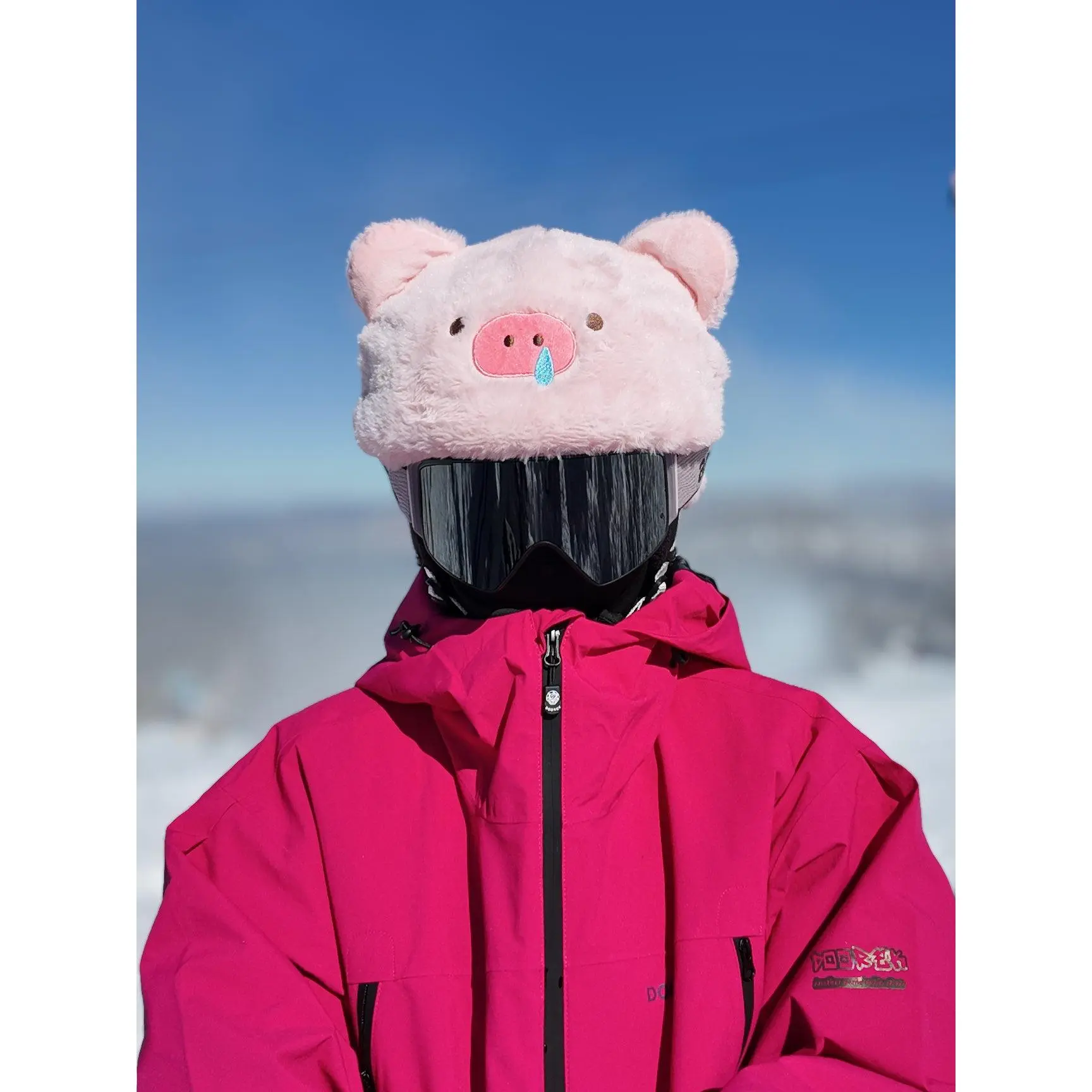 Ski Helmet Cover - Pig Peppy, One-size-fits-all, Fun Accessory for Ski & Snowboard  Helmets, Adults & Kids Helmets Compatible - TikTok Shop
