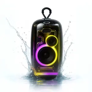 Transparent Wireless Water Resistant Portable Bluetooth Speaker
