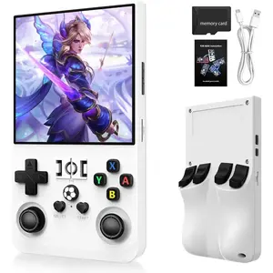 R36MAX Retro Handheld Game Console 4.0 Inch IPS Screen 64GB 18,000+ Classic Games Portable Linux System 4000mAh Battery Retro Gaming Console - Protection