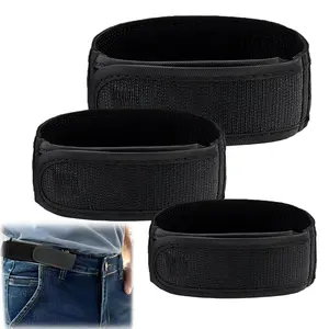 3Pcs Metal Hook Tactical Elastic Belt, No Buckle Elastic Belt For Men And Women, Comfortable and Easy To Use