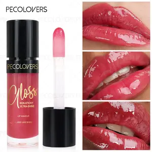 Mirror Water Glazed Glossy Lip Oil Glass Lipstick for Moisturizing,Hydrating,Repairing,Firming Lip Lip Gloss with Plump Lips Color