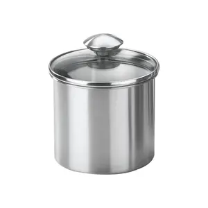 Nusteel  1 qt. Stainless Steel Food Storage Container