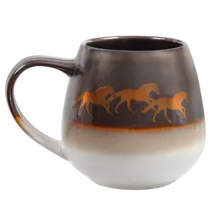 Running Remuda Ceramic Mug Set, 4PC