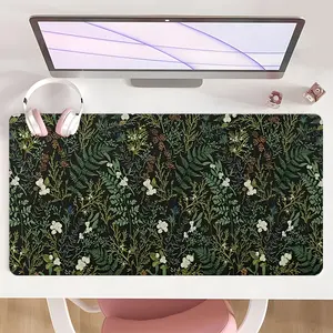 [Gaming Mouse Pad] Ultimate Vintage Botanical Design Non-Slip MousePad For Desk With Rubber Base & Stitched Edge, Perfect For Home & Office Use, Corporate Work Desk Accessories, Ideal Gift For Nature Lovers And Autumn Season