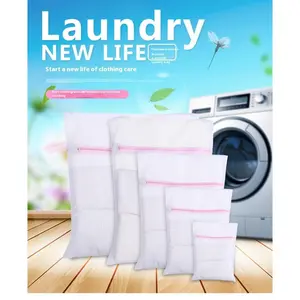 Mesh Laundry Bag for Shapewear & Underwear, Zippered Delicates Wash Bag to Prevent Stretching, Snagging & Tangling net