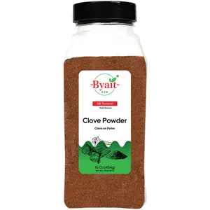 Byait Clove Powder 16 Oz, Pure Ground Cloves Spice for Baking, Cooking, and Tea, Bulk Aromatic Seasoning Bottle for Pumpkin Pie, Ham Glazes, and Mulling Spices