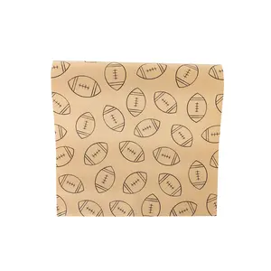 FOOTBALL KRAFT PAPER TABLE RUNNER