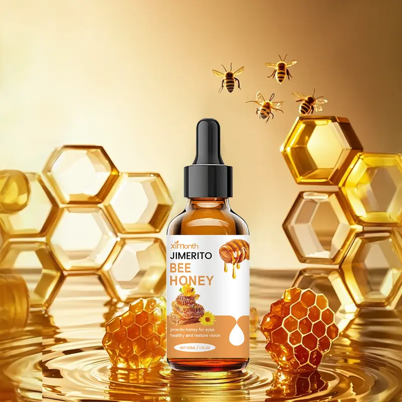 Ximonth Jimerito Honey For Eyes, Refreshing, Moisturizing And Soothing Eye Drops For Dry And Astringent Eyes