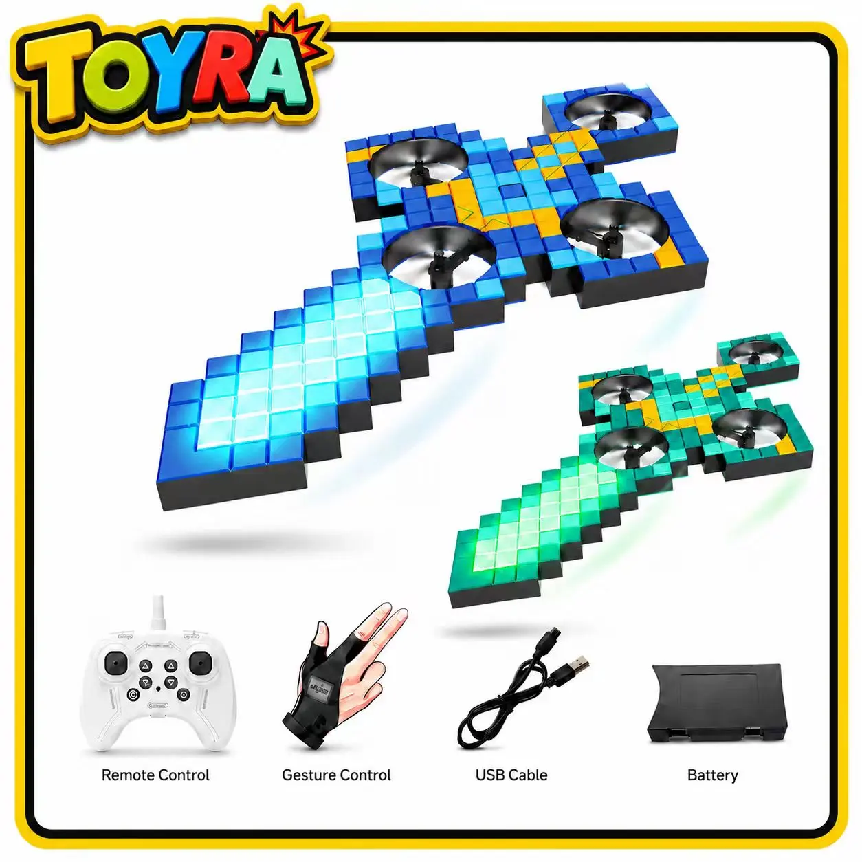 Light-up Flying Sword Toy, Flying Sword with Gesture Controller, Multi-Color RGB Lights, Shockproof and Durable Design, Packaged in an Exquisite Gift Box, Outdoor Play Toy for Boys and Girls, Ideal Christmas Gift for Kids