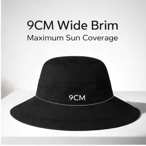 Sun Protection Fishing Hat, Simple Casual Style, Large Brim Lightweight Comfortable, Unisex Design, Perfect for Men and Women