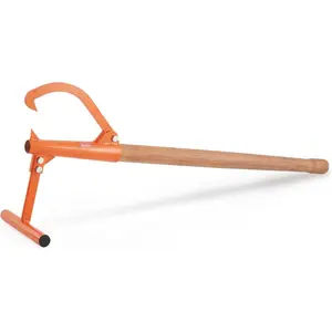 VEVOR 48 Timberjack Log Lifter, Adjustable Heavy Duty Log Roller Cant Hook, Log Jack with Rubber Grip Dual Support Foot, Log Cant Hook Logging Tools for Rolling and Raising Up Logs up to 15 DiaVEVOR Super Brand Day