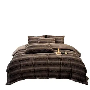 Autumn Winter Large Mink Blanket Double Sided Thickened Light Luxury Sofa Gift Nap Cover