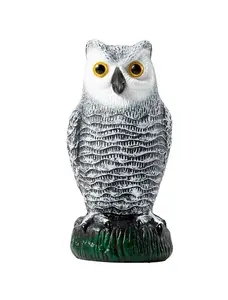 Outdoor Owl Scarecrow  Garden & Yard Pest Bird Deterrent Decor