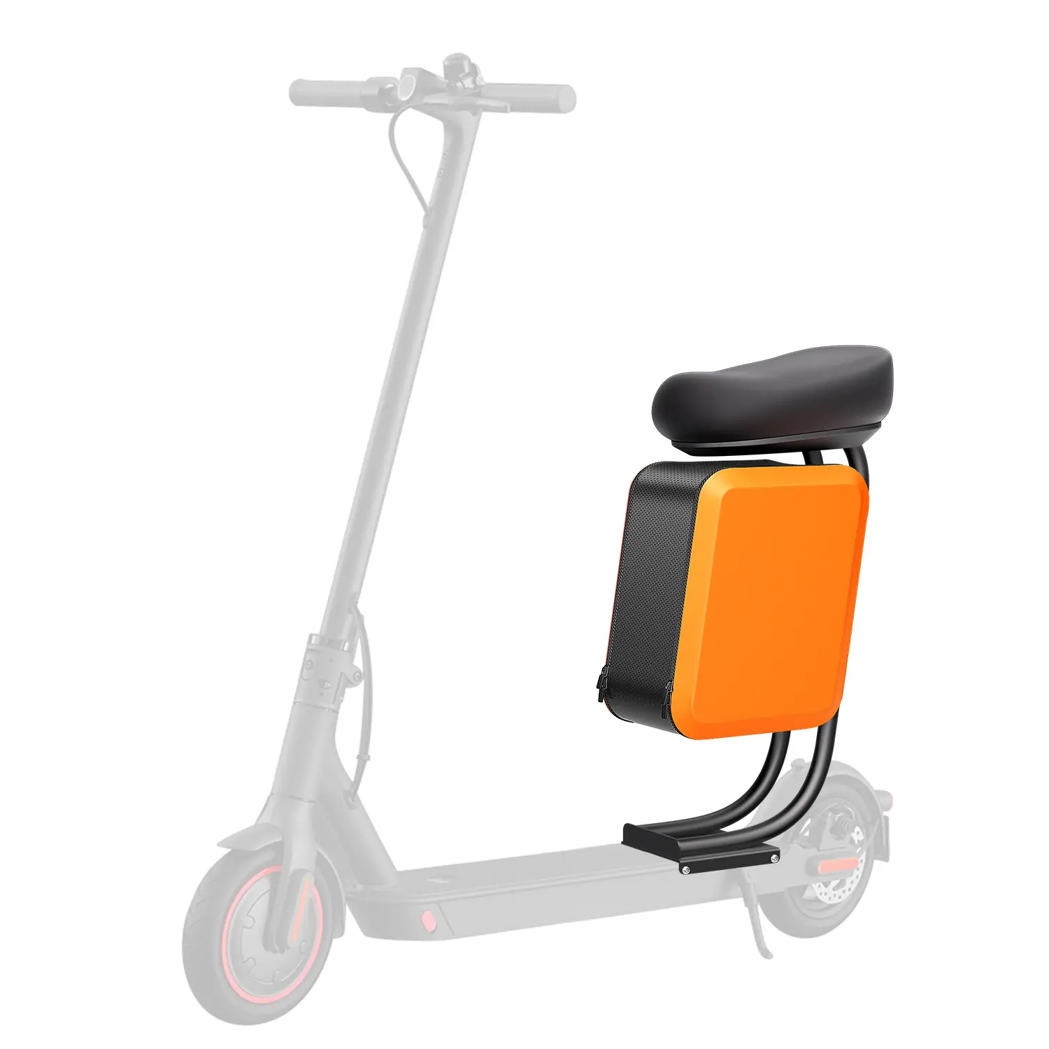 Electric Scooter Seat with 10L Waterproof Bag, Shock-Absorbing Memory Foam Cushion with Breathable Mesh for Commuting, Fits M365, S1 & Pro Models, Commuting Scooter, Shock Absorb, Scooter Lifestyle