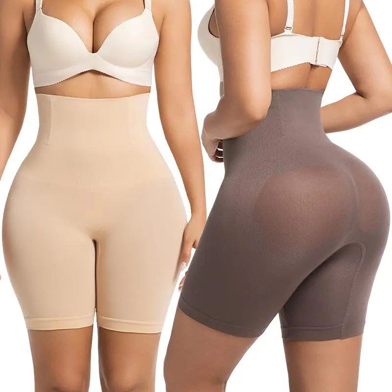 Women's Basic Seamless High-Waisted Compression Shapewear Shorts, Tummy Control, Thigh Slimming, Sculpting Underwear # black friday women s panty shaper jumpsuit short fajacolombiano feel in girl shorts control sport