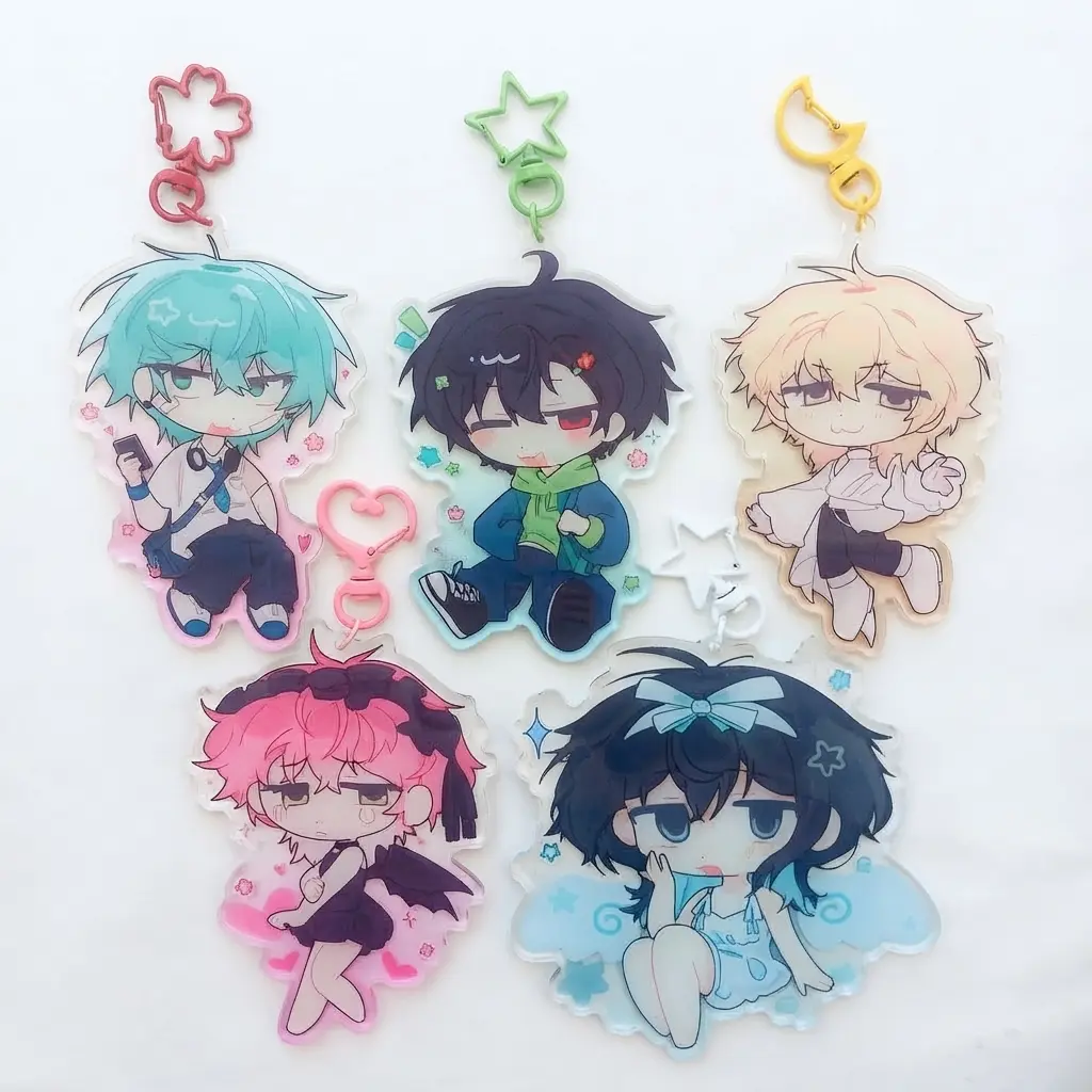 Alien Stage Keychain Acrylic Keychain [ALNST], Cute Keyring Accessory, ALNST Keychains, Fun Charm For Backpack Or Purse | High Quality and Customer Favorite Items