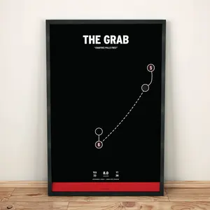 Texas Tech Michael Crabtree The Grab Print, Poster No Frame, Home Decor, Wall Art