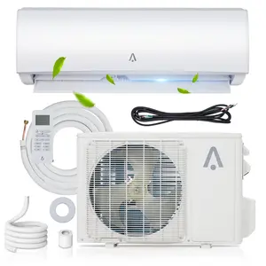 24,000 BTU Mini Split AC/Heating System – 21 SEER2, 208/230V, WiFi Enabled, Energy Efficient Wall-Mounted Air Conditioner with Heat Pump, Cools Up to 1,500 Sq. Ft., Includes Installation Kit