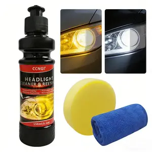 Ccngi Car Headlight Restoration Liquid, Fixes Yellowed Oxidized Headlights, Enhances Clarity with Crystalline Coating, Renovation Agent