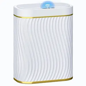 Mother's Day gift Automatic Motion Sensor Bathroom Small Trash Can with Lid, 2.6 Gallon Touchless Slim Garbage Can, Smart Waterproof Trash Bin for Bedroom, Restroom, Living Room, Office