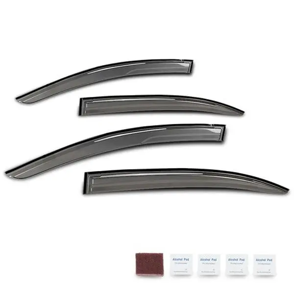DOTCOM MOTOR Fit For 2012 2013 2014 2015 Honda Civic Sedan Window Visor Rain Guards Deflector