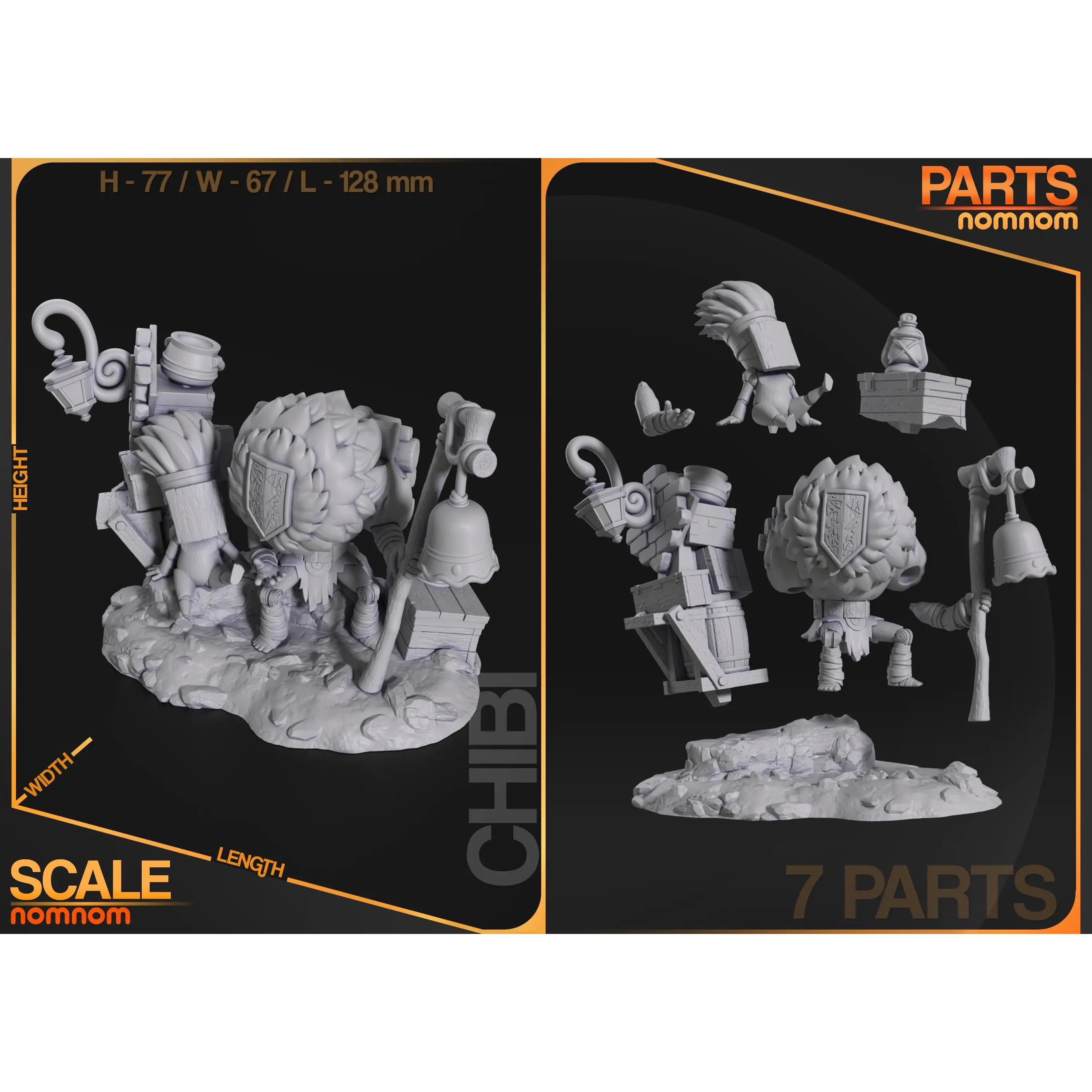 Unpainted Nom Nom Noco Clair Obscure Expedition 33