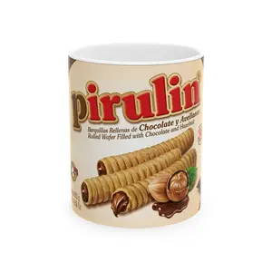 Pirulín Lovers Ceramic Mug - 11oz Drinkware for Venezuelans, Printed Washable Coffee Drink Cup